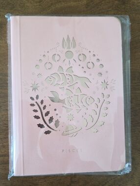 Pisces Foil-Accent Coral Journal